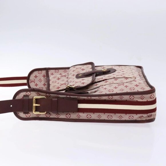 LOUIS VUITTON Monogram Mini Besace Mary Kate Bag Red M92321 LV Auth SW1479 - Picture 6 of 16